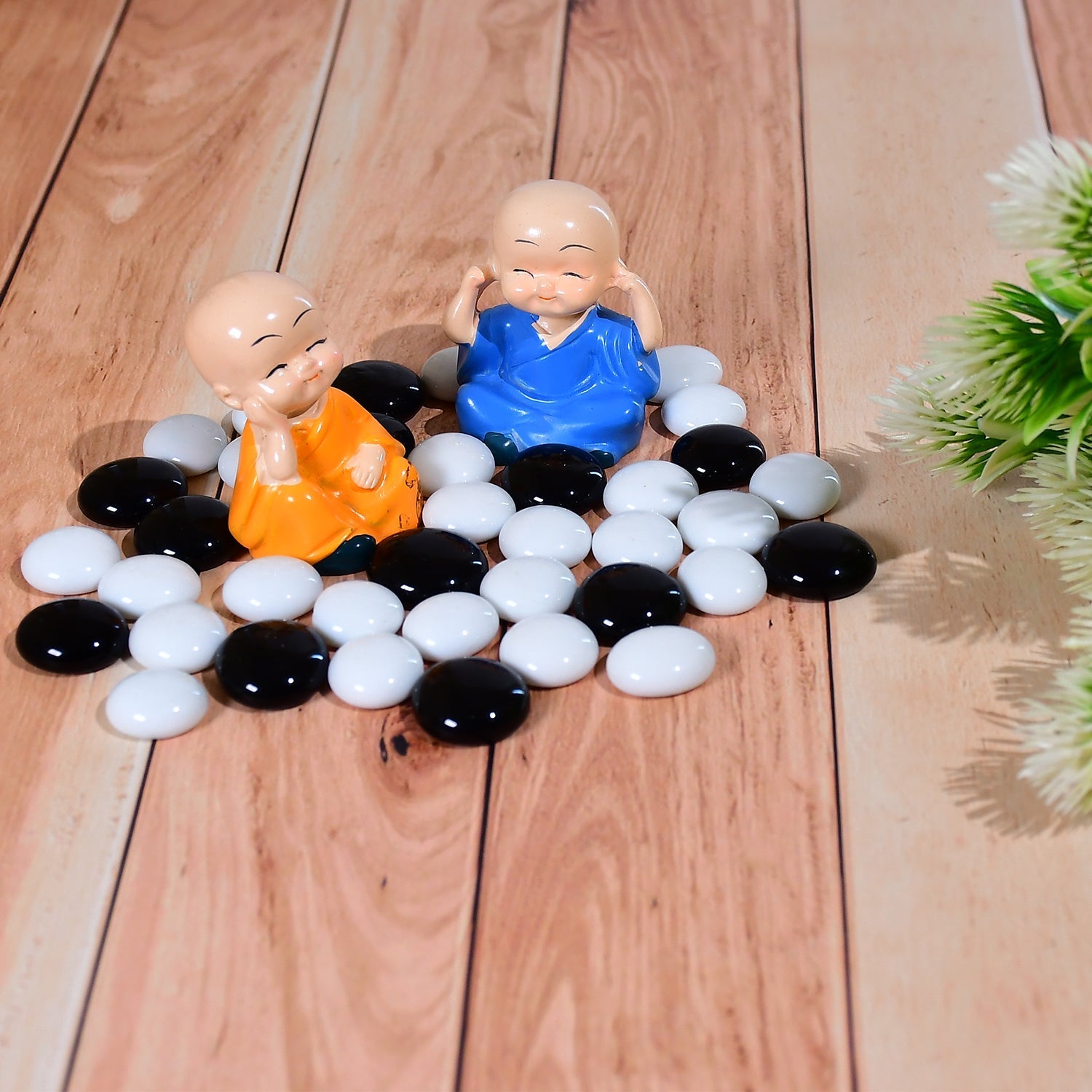 Decorative flat round glass stones Decorative flat round glass stones